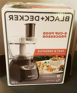 New Black & Decker FP1700B 8-cup Food Processor powerful 450